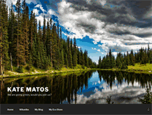 Tablet Screenshot of katematos.com